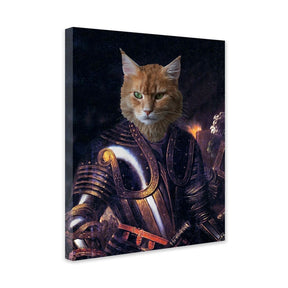 Knight - Personal Custom Vintage Pet Portrait - Wrapped 