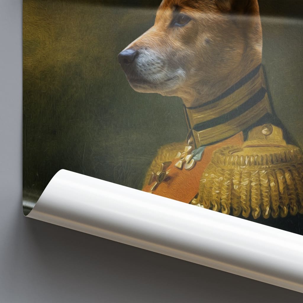 Major - Personal Custom Vintage Pet Portrait - Photo / 
