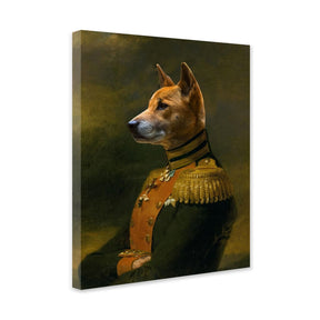 Major - Personal Custom Vintage Pet Portrait - Wrapped 