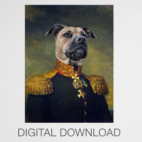 Master - Personal Custom Vintage Pet Portrait