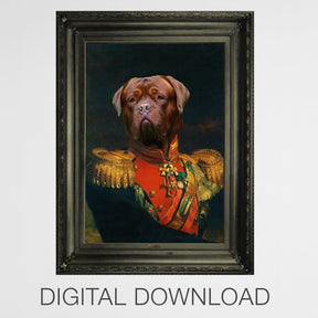 Napoleon - Personal Custom Vintage Pet Portrait