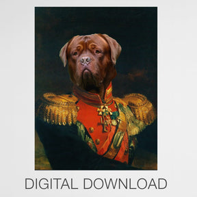 Napoleon - Personal Custom Vintage Pet Portrait