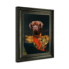 Napoleon - Personal Custom Vintage Pet Portrait - Wrapped 