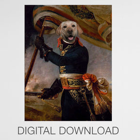 Patriot - Personal Custom Vintage Pet Portrait