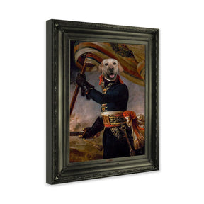 Patriot - Personal Custom Vintage Pet Portrait - Wrapped 