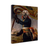 Patriot - Personal Custom Vintage Pet Portrait - Wrapped 