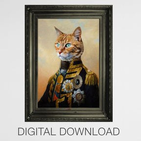 Prince - Personal Custom Vintage Pet Portrait