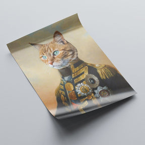Prince - Personal Custom Vintage Pet Portrait - Rolled 